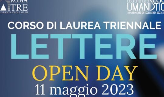 Università Roma Tre – Facoltà di Lettere Open day