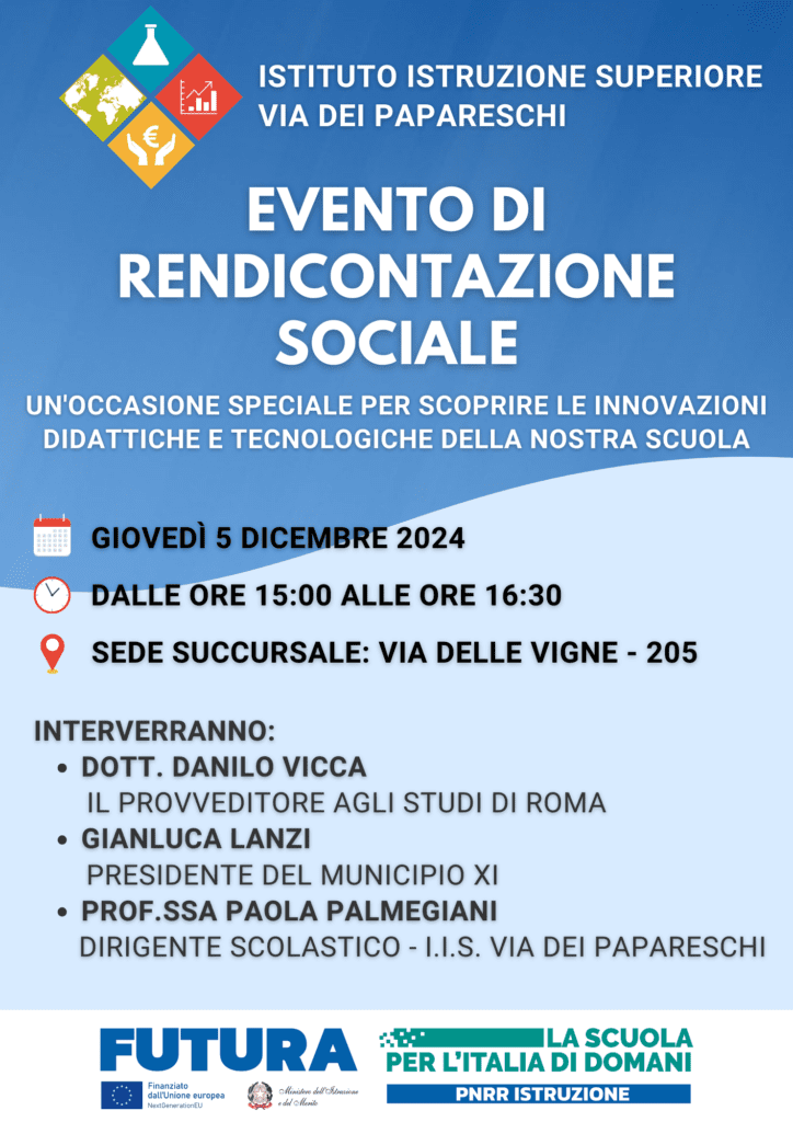 Evento rendicontazione sociale